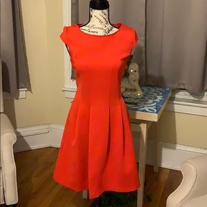 A beautiful orange dress